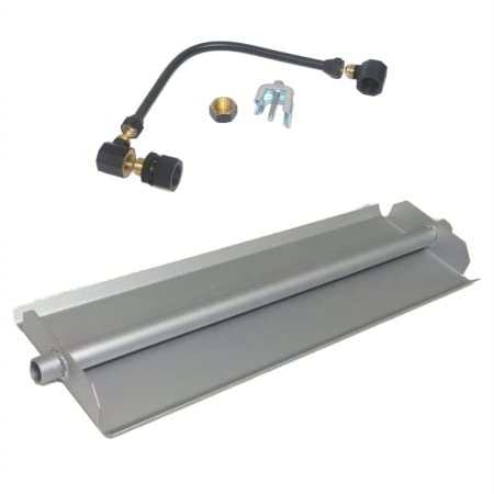 18 in. Powder Coated Linear Burner Pan Kit, Liquid Propane