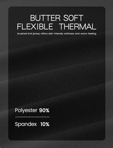 Zengjo Womens Thermal Tops Lightweight Long Sleeve Running Workout Shirts Cold Weather Athletic Baselayer Soft Fitted Warm4