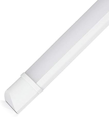 LED Batten Lights 6500k Daylight, IP20 LED Fluorescent Strip Light Fitting for Ceiling of Home & Office, Workshop & Garage Lighting (5ft 150cm)