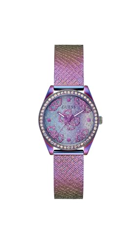 GUESS Watches Ladies boa Womens Analogue Quartz Watch with Stainless Steel Bracelet GW0748L3