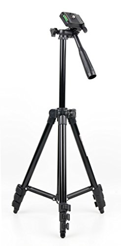 DURAGADGET Trípode Extensible para cámara de vídeo Seree HDV-S38 | HDV-S14 | HDV-520 | Pyrus C6 | PY24 | Panasonic HC-V180EC-K con Nivel de Burbuja Peso máximo 2 Kg. Incluye Funda Protectora