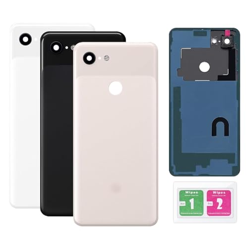 Back Panel Replacement with Camera Lens Installed for Google Pixel 3 XL, White