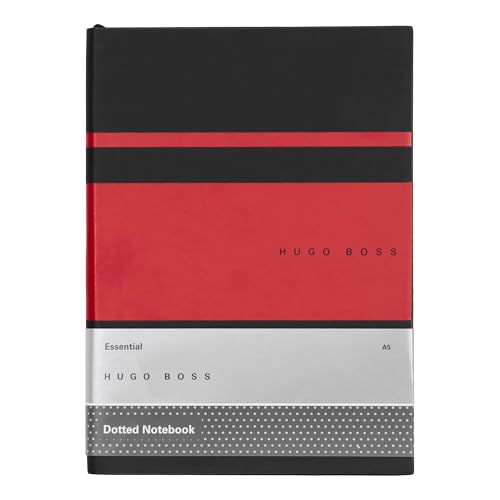 HUGO BOSS A5 Notizbuch Essential Gear Matrix Red