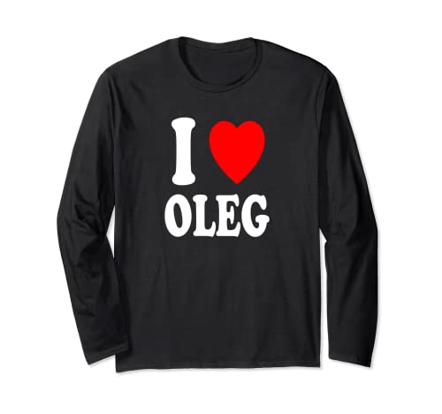 Oleg Adorable couple assorti I Heart (Love) Manche Longue