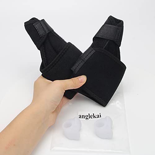 Bunion Corrector, AngleKai Bunion Splint Corrector with Silicone Big Toe Separator Toe for Hallux Valgus