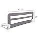 Little Chicks Fold Down Sydney Toddler Bed Rail Guard - Extra Long 43.25in - Fits Twin, Full and Queen Size Mattress with Anchor Safety System