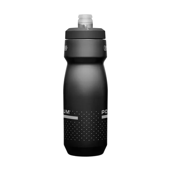 Image of CamelBak Podium Bike Squeeze Water Bottle, High Flow Easy Squeeze Design for Cycling Performance, 24oz, Black (Pack of 3)