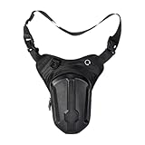 AsrMyjcx モーターバインレッグバッグFEMORBAGギフトレッグベルトドロップレッグバッグ付きマルチコンパートメント、屋外での登山用のドロップレッグバッグ, 黒