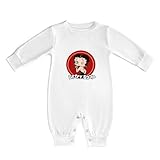 [ロニコン] ロンパース ベビー服 ベティちゃん ベビーロンパース 赤ちゃん服 パジャマ 新生児服 カバーオール 長袖 子供服 男の子 女の子 18-24M