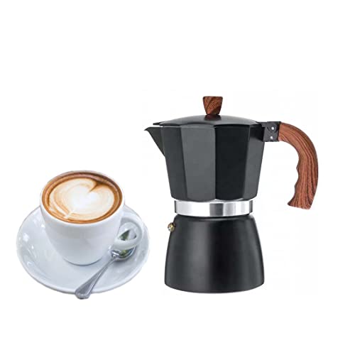 image for MAKAWER 3-Cup Stovetop Espresso Maker Moka Pot Espresso Cafetera Expre