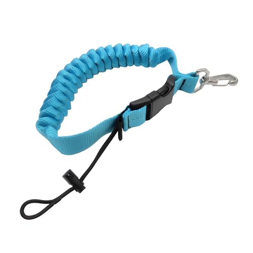 Muelle subacuático resistente anti pérdida y lanyard de buceo de liberación rápida 6