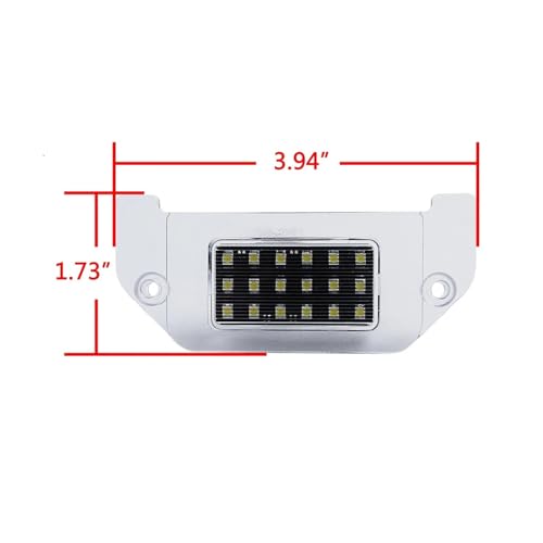 Bombillas LED de matrícula para Chrysler 200 300 Sebring 3