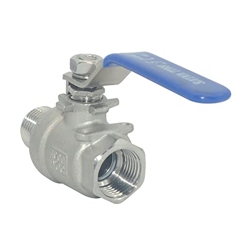 Dan Speed Full Port Ball Valve Male X Female S304 Stainless Steel Heavy Duty For Water thumb #3