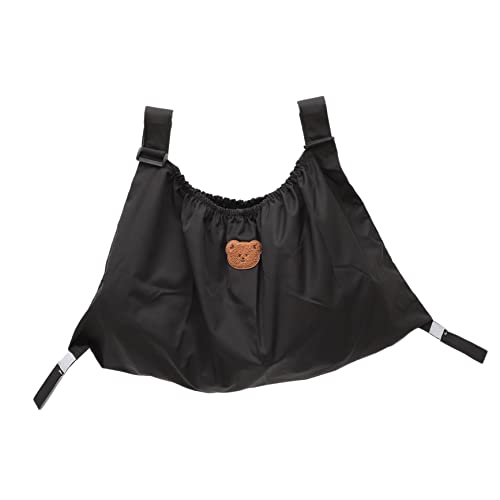 Hemoton Hanging Stroller Bag Organizer Diaper Bottle Storage Accessories Large Pockets Easy Install