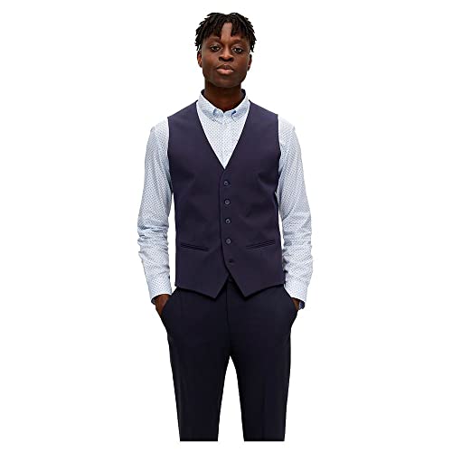 Selected Homme Slhslim-Liam Wct Flex B Noos - Gilet Da Uomo, Blazer Blu Marine, 54