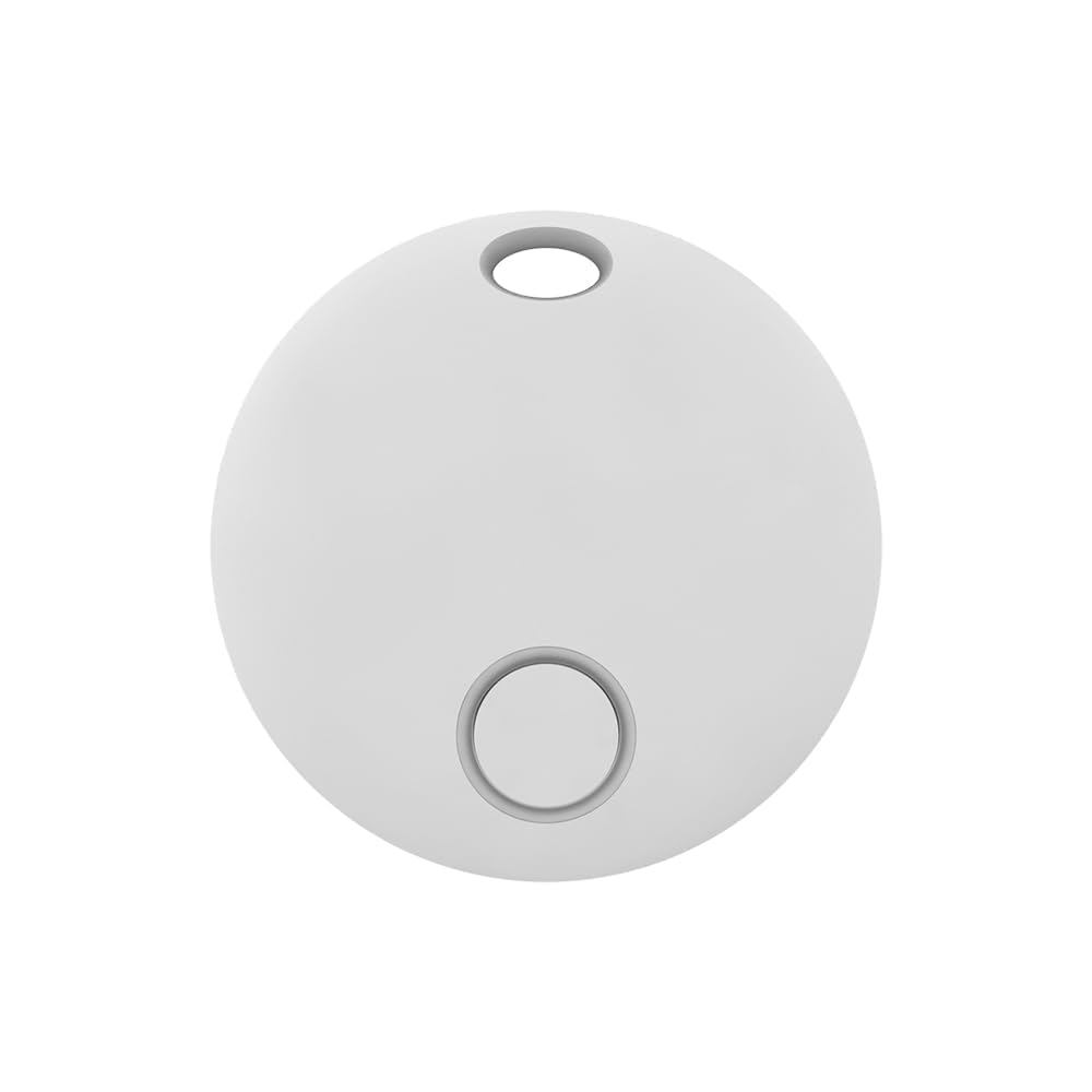 VINGNUT Key Finder, Global Locator,Smart Bluetooth Tracker,Waterproof IP67,Compatible with Apple Find My(iOS only),Item Locator for Keys,Cell Phones,and Wallets(1 Pack White)