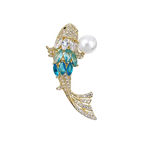 Broche pull femelle petite épingle poisson boucle gilet