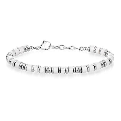 SIUMAL Pulsera Hombre, Pulseras Acero Inoxidable Boho Hombres,Joyería Regalo para Esposo Padre Amigos