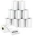 10 Rolls Dymo 1744907 Compatible 4XL Internet Postage Extra-Large 4" x 6" Shipping Labels,Strong Permanent Adhesive, Perforated