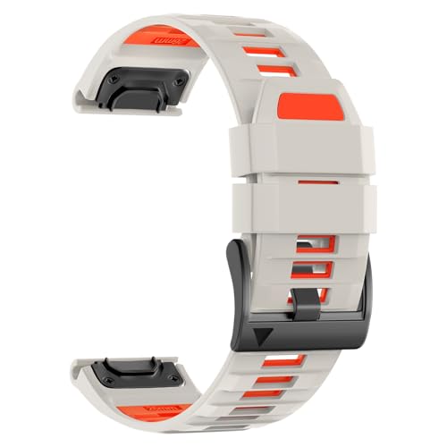 U-LIMVE �r���v�o���h Garmin Fenix 8 51mm/Fenix 7X/Fenix 6X/Fenix 5X/Fenix 3/Quatix 8 51mm/Tactix 8 51mm�p 26mm�V���R���N�C�b�N�t�B�b�g�o���h