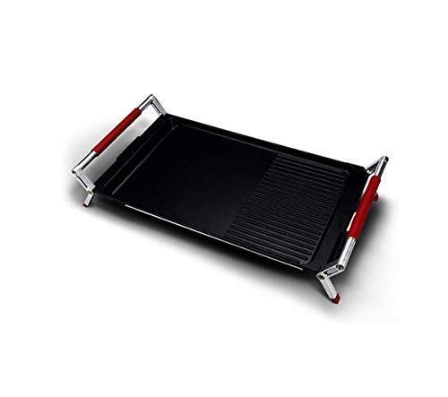 AZHom Electric barbecue stove household baking tray commercial barbecue pan smokeless paper barbecue plate iron plate (50 * 28 * 11.5Cm)