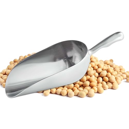 OCS Parts Aluminum 12-Inch Food and Ice Scoop | 38-Ounce