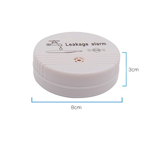 Topvico Water Leak Alarm Flood Sensor Detector 90Db Work Alone Home Security 3 Pack #TOP4