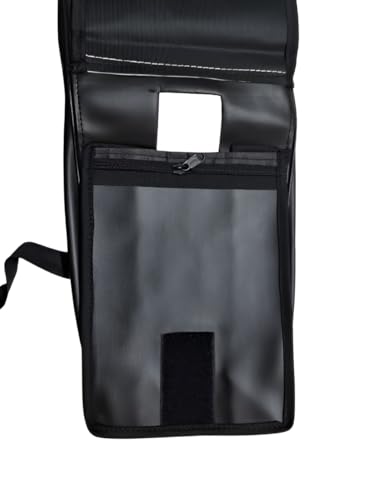Image of Bike Tank Cover for CT 100, CT 110 - CT 100, CT110 Bike Tank Cover- Full Tank Cover - Cellphone Pocket - Flip Pouch - Zippered Pocket - Tank Bag