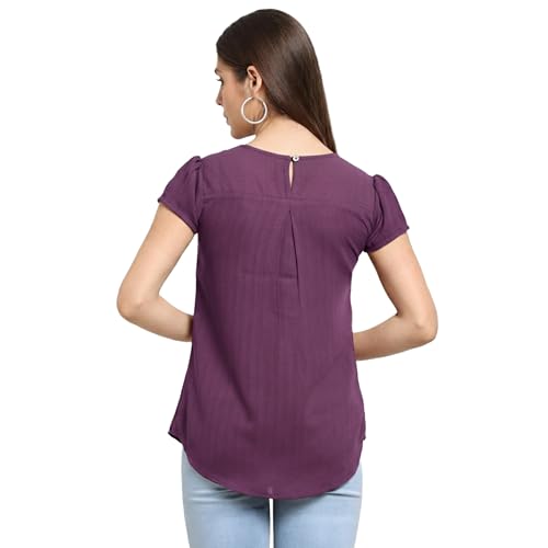 Image of Go.4.it Women's Top with Multi-Color Embroidery