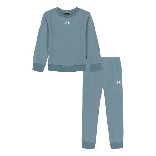 Image of Under Armour Boys' 2-Piece Crew Sweatshirt and Fleece Sweatpants Set
