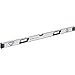 Bosch Professional Wasserwaage 120 cm (rundum ablesbar, Aluminium Gehäuse, robuste Endkappen, in Blister)