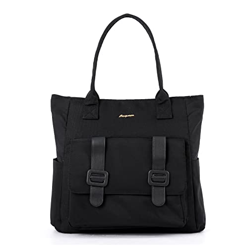 Diaper Bags, Black Tote Bag With Durable And Fashionable Fabric, Women Changing Bagslaptop Bag Fit For All Essential Items For Baby Shows Gifts #TOP12