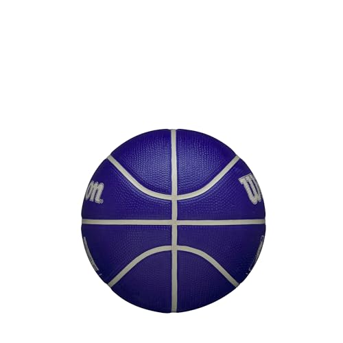 Image of WILSON NBA DRV Outdoor Mini Basketball - Indigo /Beige, Size 3-22 inch