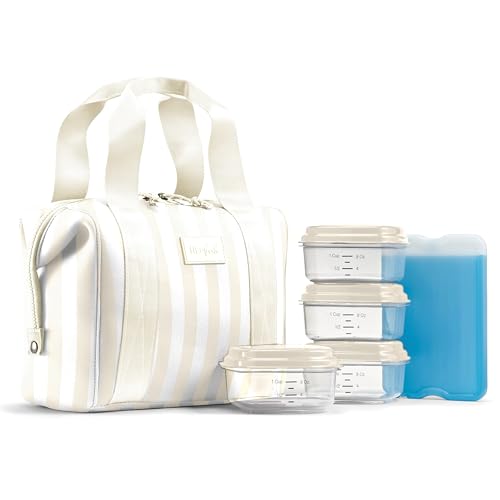 Fit & Fresh Remi Neoprene Lunch Bag for Women w/Ice Pack & Containers