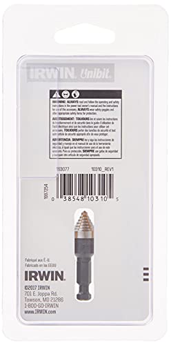 Irwin Unibit Drill Bit, Single Hole Size, 1/2-Inch (10310) #TOP4