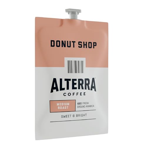 Alterra A200 Alterra Donut Shop Blend Med/Balanced Coffee 100/Ct Bk