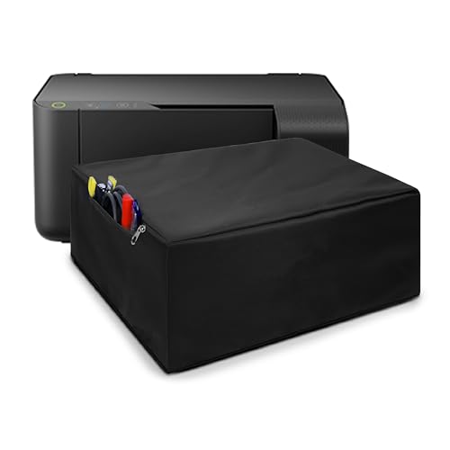 Image of Alifiya Dust Proof Washable Printer Cover for Epson Ecotank L3211 / L1250 All-in-One Ink Tank Printer - Black