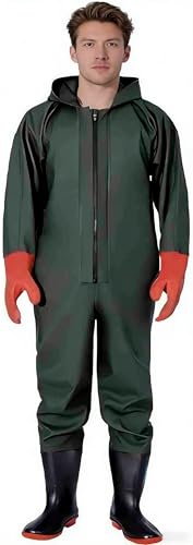 Traje de lluvia con botas antideslizantes overol transpirable de seguridad
