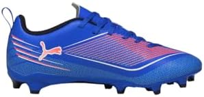 PUMA ULTRA 6 PLAY FG/AG Genç Krampon, Heat Fire-PUMA Black-Glowing R, 35_2.5_3.5 - Görsel 4