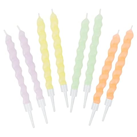 Talking Tables Pastel Twirl Birthday Candles Pack Cover