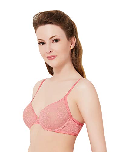 Image of Amante Lace Padded Underwire Full Coverage Bridal T-Shirt Bra