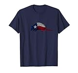 Armadillo Texas Flag T-Shirt