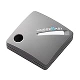 Hideez Key 2: Wireless Bluetooth Password Manager, Two-Factor Authentication, Universal Security Key, RFID Digital Door Keychain - Space Gray (Second Generation) (Hideez Key ST102)
