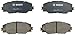 BOSCH BP1211 QuietCast Premium Semi-Metallic Disc Brake Pad Set - Compatible With Select Pontiac Vibe; Scion iM, tC; Toyota Corolla iM, Matrix, Mirai, RAV4; FRONT