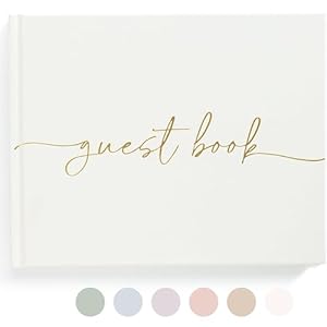 Lamare Elegant Wedding Guest Book–The Perfect Polaroid Guest Book for Wedding Receptions Birthdays Baby Showers and Special Events–A Stylish Sign in Book for Guests