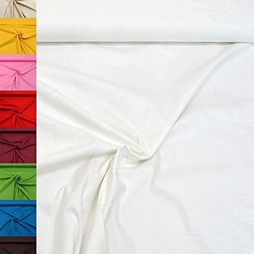 MAGAM-Stoffe Alina tkanina bawełniana, 100% bawełna, Öko-Tex, towar sprzedawany na metry, kupon (50 cm, jasnoszary)
