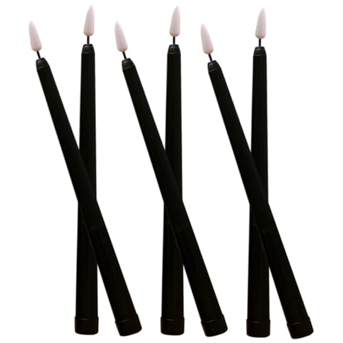 Velas sin Llama de Navidad Efecto Parpadeo Realista para Decoración 6U 1