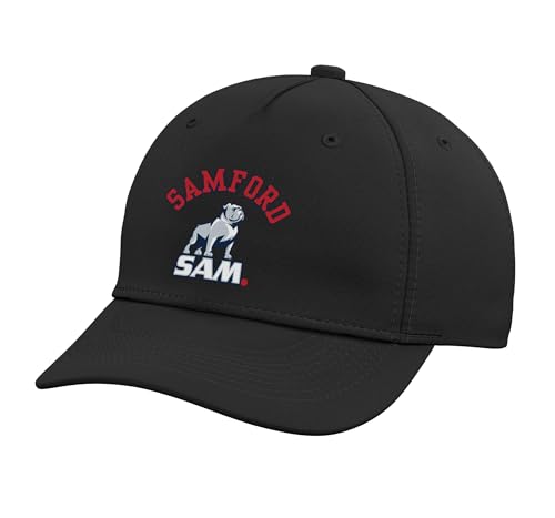 Samford Bulldogs | Official NCAA Merch | NCAFSAM04 Adjustable Printed Baseball Hat, Black