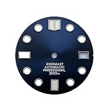 Generico Quadrante in scala con logo S da 28,5 mm, adatto for movimento NH35/NH36/4R/7S, accessori for la modifica dell'orologio luminoso verde(W-D-224)