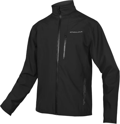 Endura Hummvee Waterproof Fahrradjacken für Herren, Schwarz, L